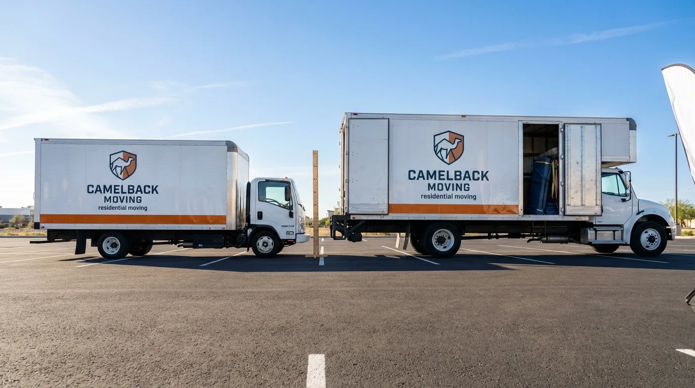 Moving truck size capacity guide in Chesterton